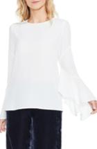 Women's Vince Camuto Bell Sleeve Blouse - White