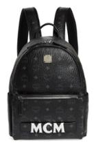 Mcm Small Stark Trilogie Canvas Backpack -