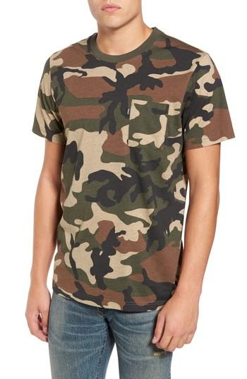 Men's Wesc Maxwell Camo T-shirt, Size - Green