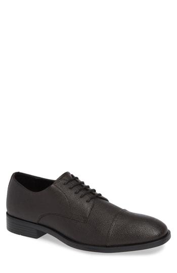 Men's Calvin Klein Connor Cap Toe Derby M - Brown