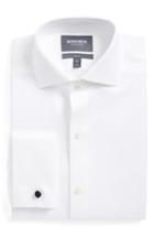 Men's Bonobos Capstone Pique Slim Fit Tuxedo Shirt .5 34 - White