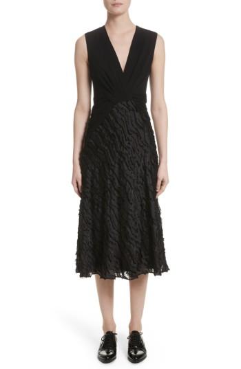 Women's Yigal Azrouel Chevron Fringe Fil Coupe Dress