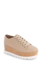 Women's Steve Madden 'korrie' Platform Sneaker M - Beige