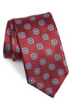 Men's Canali Medallion Silk X-long Tie
