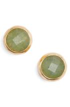 Women's Gorjana Aventurine Luck Stud Earrings