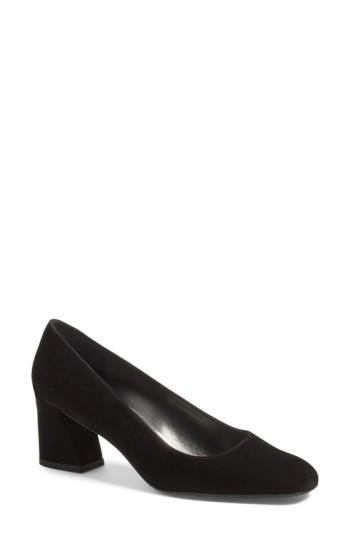 Women's Stuart Weitzman 'marymid' Pump .5 M - Black