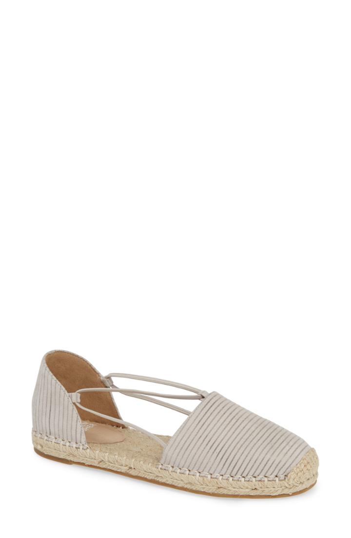 Women's Eileen Fisher Lee Espadrille Flat .5 M - Grey