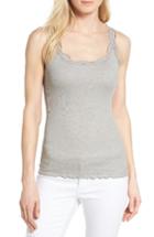 Women's Rosemunde Babette Lace Trim Tank - Grey