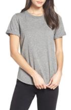 Women's Sol Angeles Roll Sleeve Tee - Grey