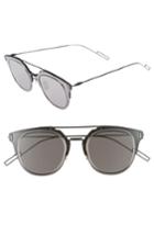 Men's Dior 'composit 1.0s' 62mm Metal Shield Sunglasses - Oxford Black