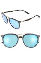 Men's Ray-ban 55mm Retro Sunglasses - Black Blue