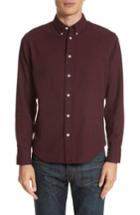 Men's Rag & Bone Fit 2 Base Woven Shirt - Burgundy