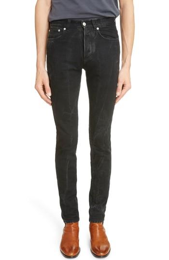 Men's Givenchy Slim Fit Vintage Wash Jeans - Black
