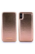 Ted Baker London Fenela Faux Leather Iphone X Mirror Folio Case - Pink
