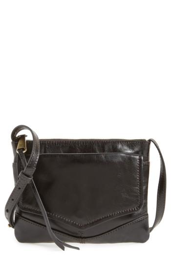 Hobo Amble Leather Crossbody Bag - Black