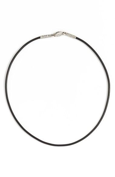 Men's Konstantino Leather Cord Necklace