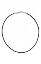 Men's Konstantino Leather Cord Necklace