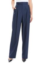 Women's Theory Pleat Front Trousers - Blue