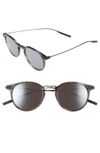 Women's Salt Rick 48mm Polarized Round Sunglasses - Cold Grey/ Black Sand