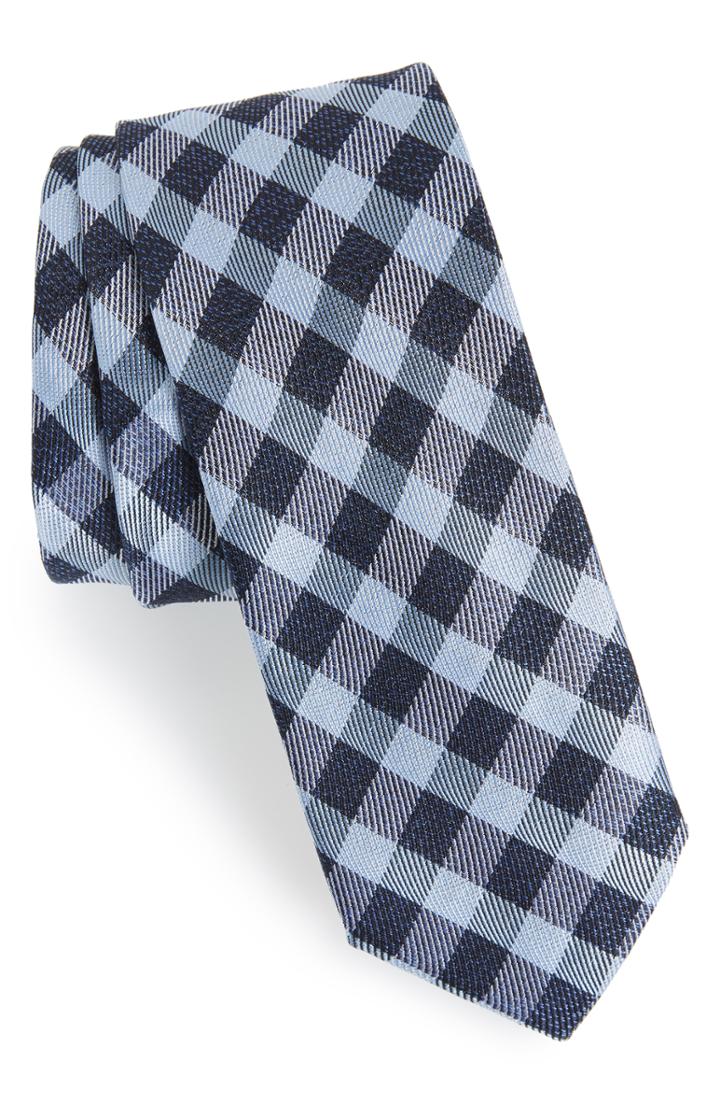 Men's 1901 Avers Plaid Silk Tie