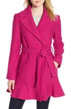 Women's Kate Spade New York Skirted Wrap Coat - Pink
