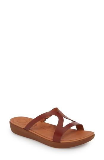 Women's Fitflop Strata Slide Sandals M - Brown