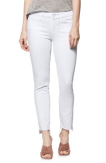 Women's Paige Skyline Ankle Skinny Jeans - White