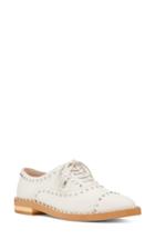Women's Nine West Garroy Oxford Flat M - White