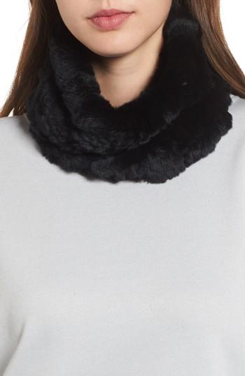 Women's Jocelyn Genuine Rabbit Stretch Cowl