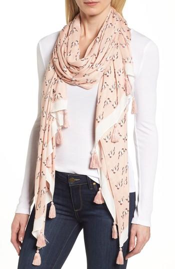 Women's Kate Spade New York Butterfly Scarf, Size - Pink