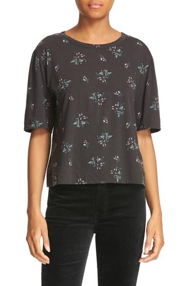 Women's La Vie Rebecca Taylor Antique Floral Jersey Top
