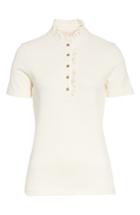 Women's Tory Burch Emily Polo - Ivory