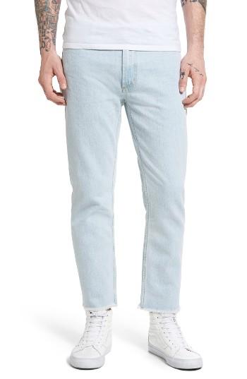 Men's Obey New Threat Skinny Fit Cut Off Jeans