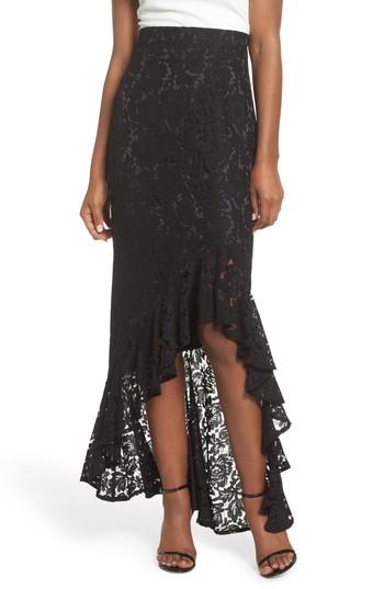 Women's Eliza J High/low Ruffle Lace Skirt