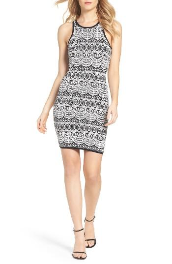 Women's Ali & Jay Fete De Fleurs Body-con Dress - Black