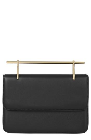 M2malletier La Fleur Du Mal Leather Shoulder Bag - Black