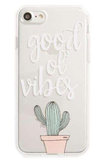 Milkyway Good Ol' Vibes Cactus Iphone 7 Case - Green