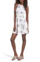 Women's Lush Ava Skater Dress - Blue