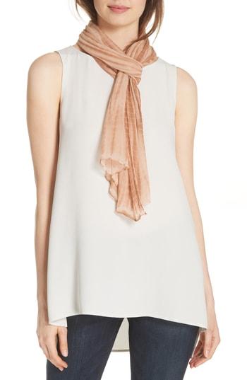Women's Eileen Fisher Tie Dye Crinkle Silk Scarf