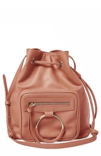 Urban Originals Casual Affair Vegan Leather Bucket Bag - Pink