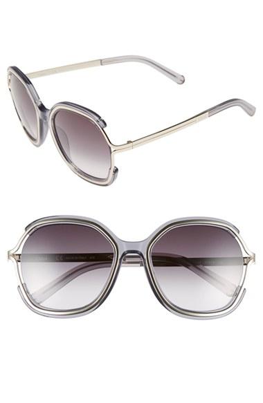 Women's Chloe 'jayme' 54mm Square Sunglasses -