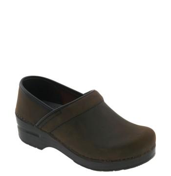 Women's Dansko 'professional - Narrow' Oiled Leather Clog .5-12us / 42eu N - Brown