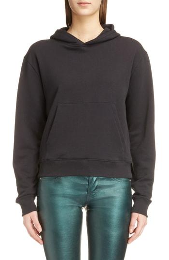 Women's Saint Laurent Wrestler Hoodie - Black