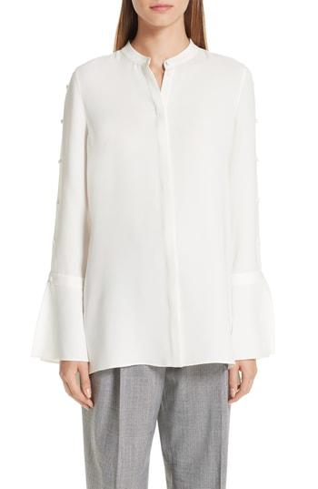 Women's Lafayette 148 New York Nicolette Silk Blouse