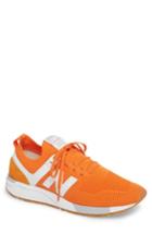 Men's New Balance 247 Decon Sneaker .5 D - Orange