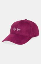 Women's Nyc Underground Boy Bye Ball Cap - Burgundy