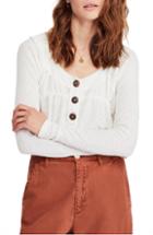 Women's Free People Must Have Henley - Ivory