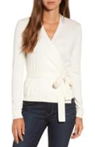 Women's Chelsea28 Ballet Wrap Sweater, Size - Ivory