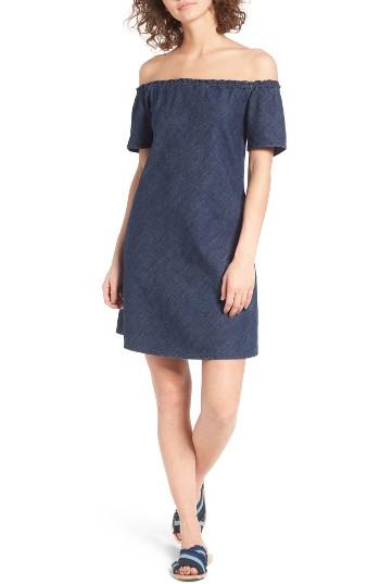Women's Ag The Harley Denim Off The Shoulder Dress