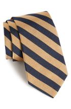 Men's Gitman Stripe Silk Tie, Size X-long - Brown